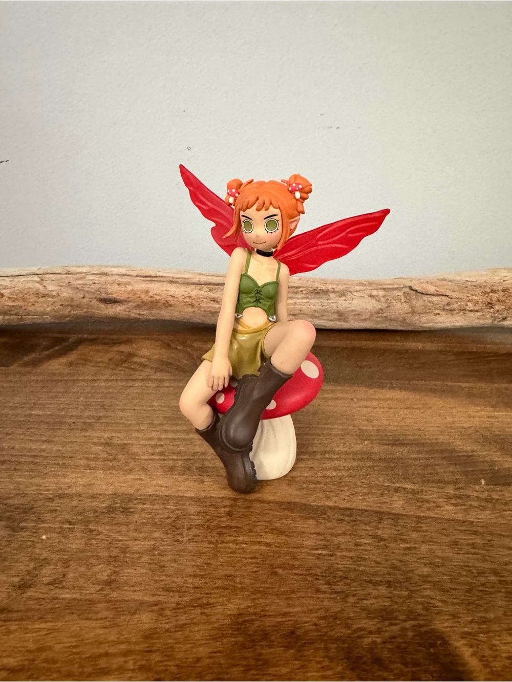 Pop Mart Peach Riot Gigi Mushroom Anime Collectible - like new